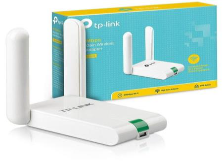 Adaptador De Red Rompemuros 2 Antenas Tp Link TL-WN822N 